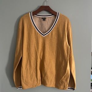 Eddie Bauer vintage look v neck sweater